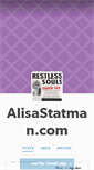 Mobile Screenshot of alisastatman.com